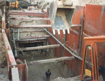 Soldier Pile Shoring