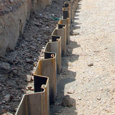 Interlocking Light Sheet Piles